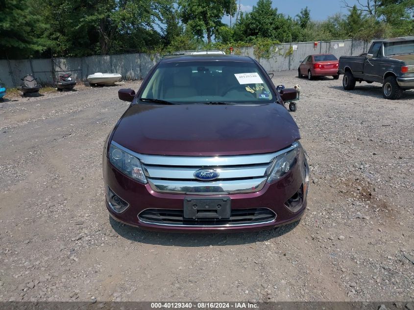 2011 Ford Fusion Sel VIN: 3FAHP0JA7BR340339 Lot: 40129340