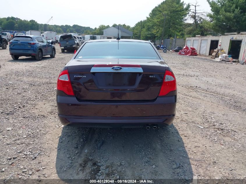 2011 Ford Fusion Sel VIN: 3FAHP0JA7BR340339 Lot: 40129340