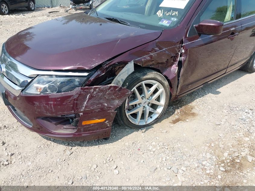 2011 Ford Fusion Sel VIN: 3FAHP0JA7BR340339 Lot: 40129340