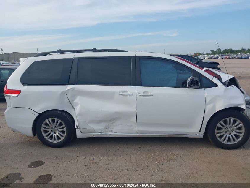 2014 Toyota Sienna Xle V6 8 Passenger VIN: 5TDYK3DC6ES417016 Lot: 40129356