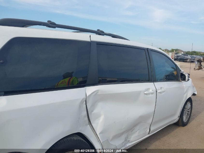 2014 Toyota Sienna Xle V6 8 Passenger VIN: 5TDYK3DC6ES417016 Lot: 40129356