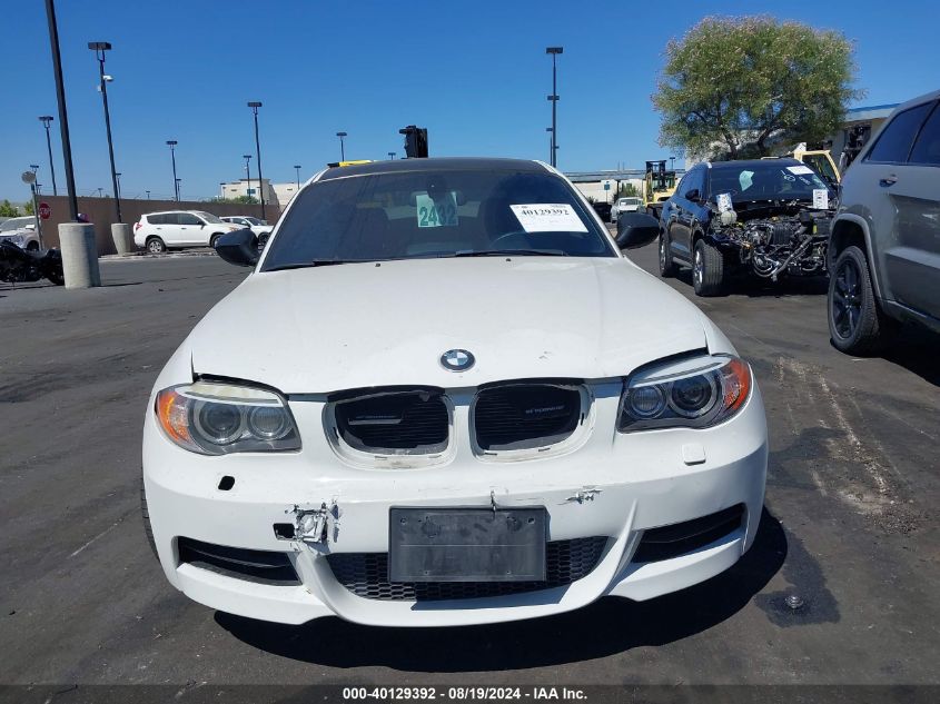 2013 BMW 135I VIN: WBAUC9C54DVM13727 Lot: 40129392