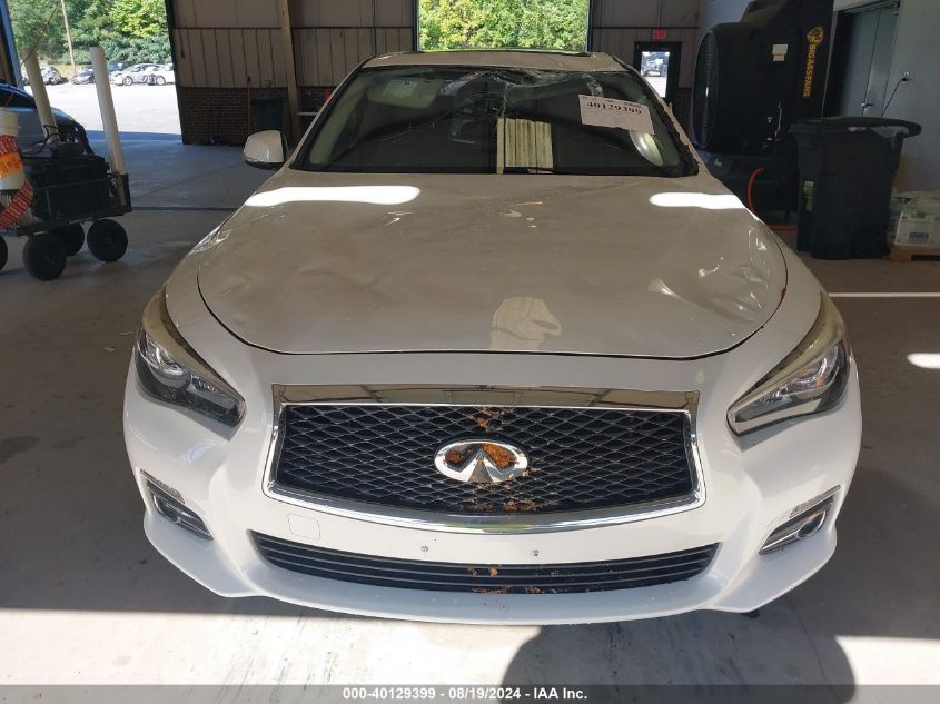 2015 Infiniti Q50 Premium VIN: JN1BV7AR9FM400174 Lot: 40129399