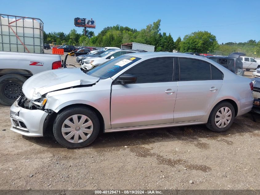 2016 Volkswagen Jetta 1.4T S VIN: 3VW167AJ9GM295834 Lot: 40129471