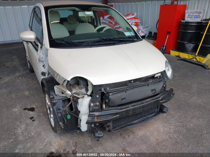 2012 Fiat 500C Pop VIN: 3C3CFFDR5CT280534 Lot: 40129552