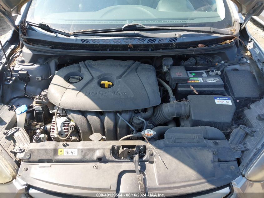 2012 Hyundai Elantra Limited (Ulsan Plant) VIN: KMHDH4AE1CU365713 Lot: 40129554