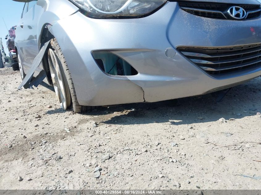 2012 Hyundai Elantra Limited (Ulsan Plant) VIN: KMHDH4AE1CU365713 Lot: 40129554