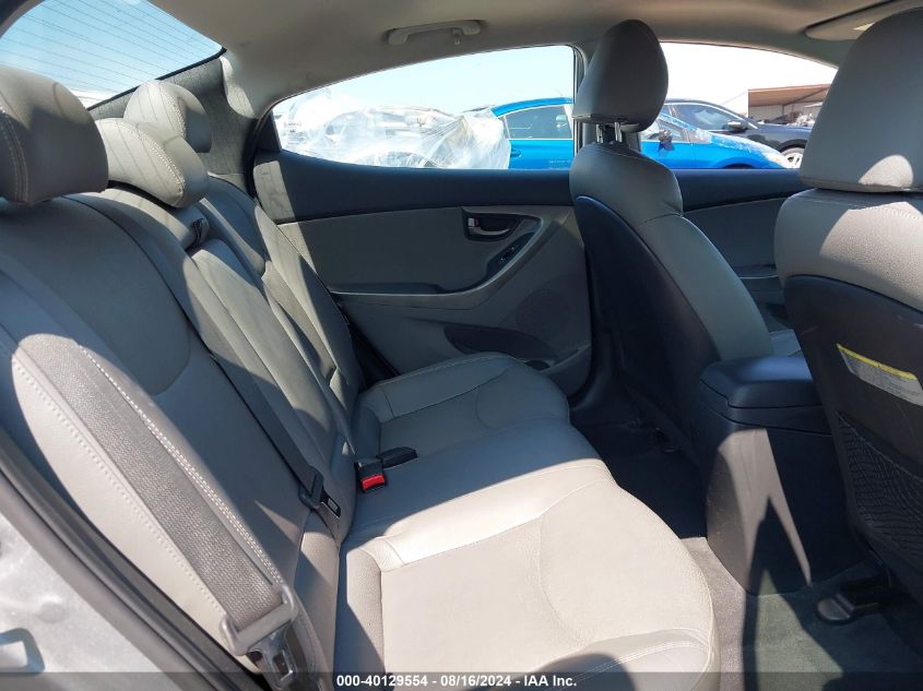 2012 Hyundai Elantra Limited (Ulsan Plant) VIN: KMHDH4AE1CU365713 Lot: 40129554