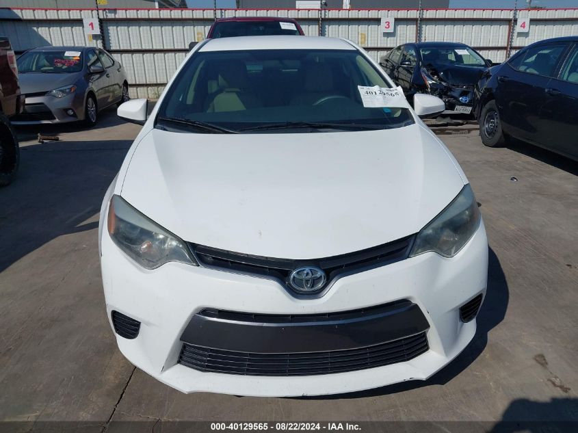 2015 Toyota Corolla Le VIN: 2T1BURHE3FC396733 Lot: 40129565