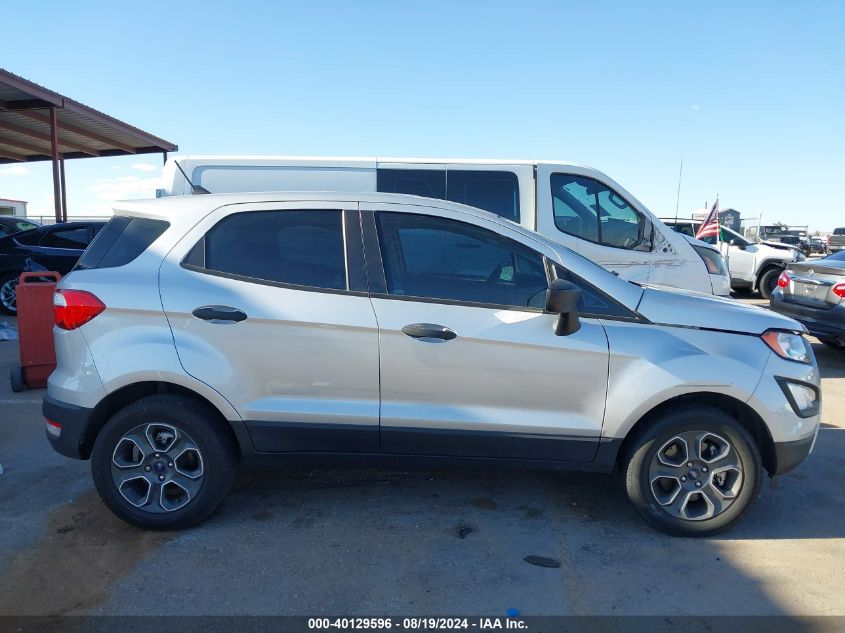 2021 Ford Ecosport S VIN: MAJ3S2FE2MC455724 Lot: 40129596