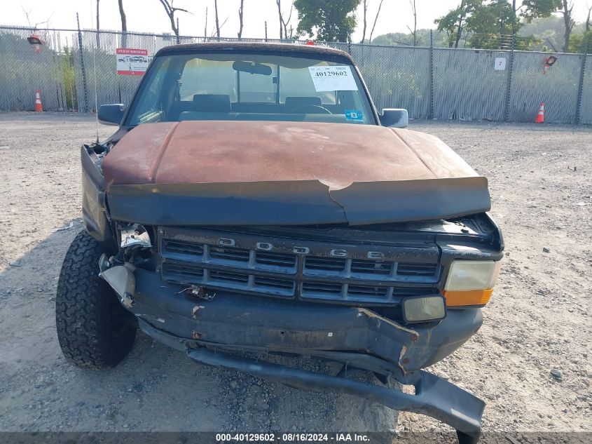 1993 Dodge Dakota VIN: 1B7FL26X4PS260806 Lot: 40129602