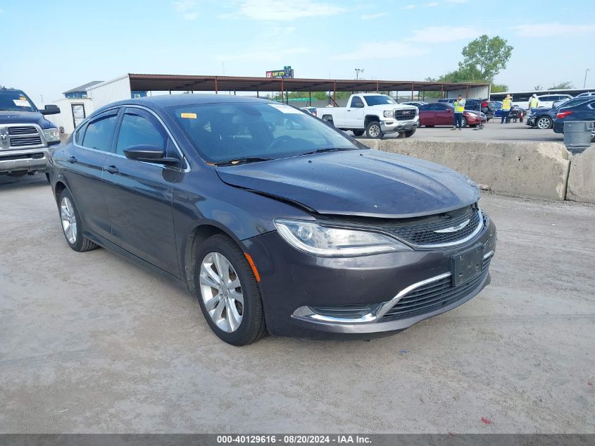 2016 Chrysler 200 Limited VIN: 1C3CCCAB5GN144912 Lot: 40129616