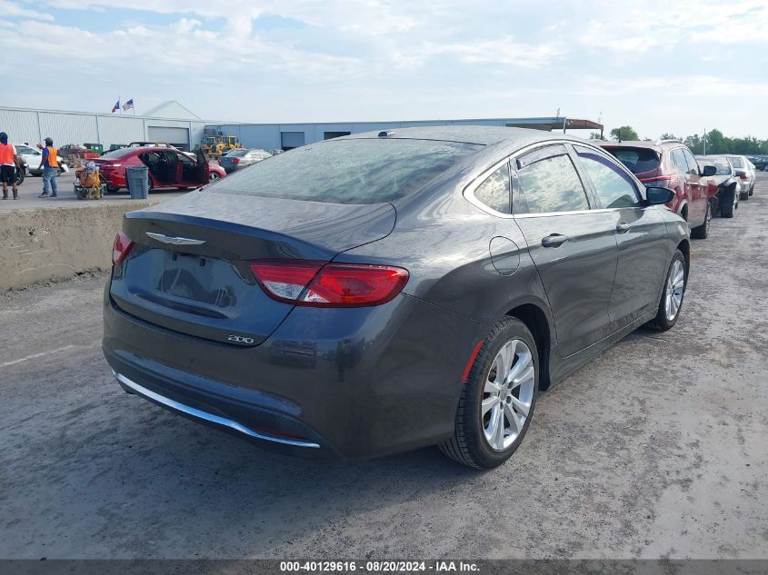 2016 Chrysler 200 Limited VIN: 1C3CCCAB5GN144912 Lot: 40129616