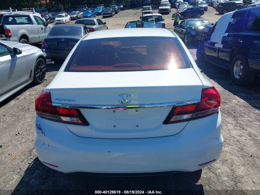 2014 Honda Civic Lx VIN: 19XFB2F57EE014706 Lot: 40129619