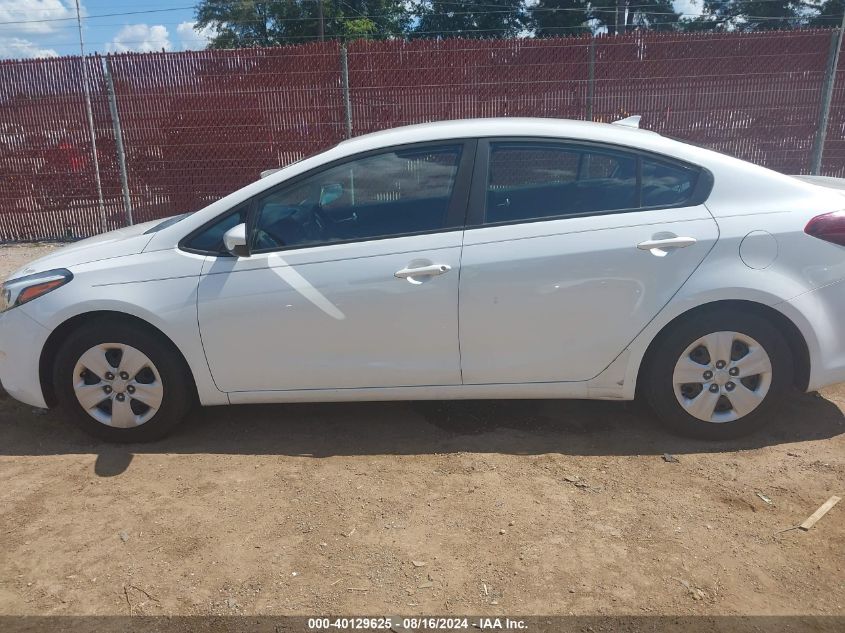 2017 Kia Forte Lx VIN: 3KPFL4A73HE137425 Lot: 40129625