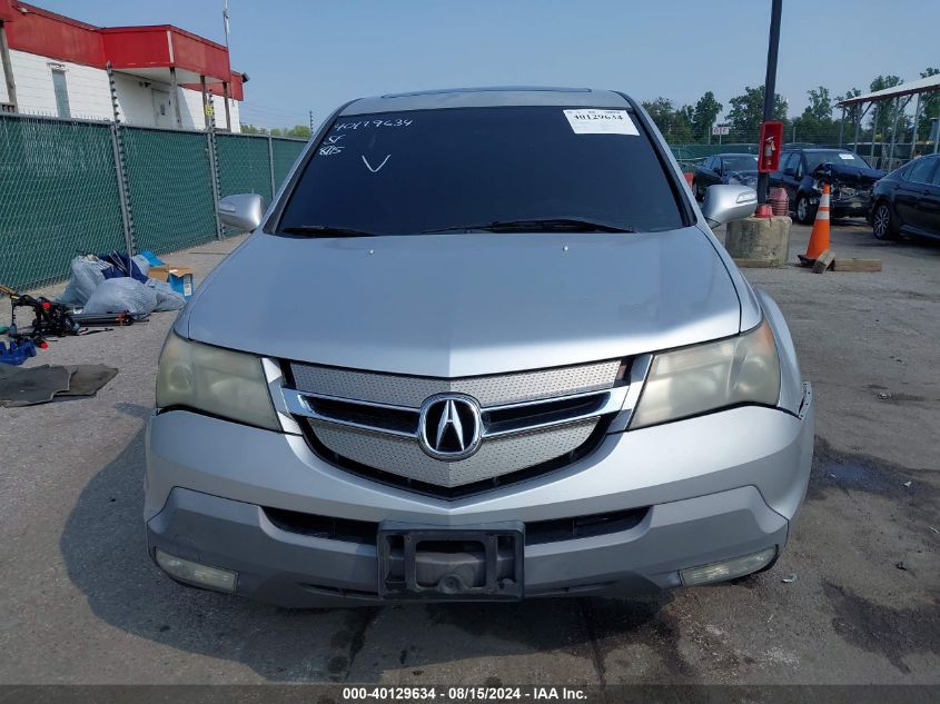 2007 Acura Mdx Technology Package VIN: 2HNYD28397H542652 Lot: 40129634