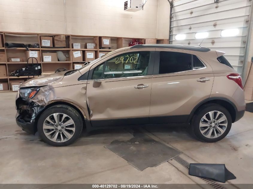 2019 Buick Encore Fwd Preferred VIN: KL4CJASB0KB726893 Lot: 40129702