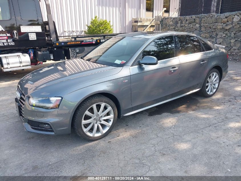 2014 Audi A4 Premium VIN: WAUBFAFL0EN019654 Lot: 40129711