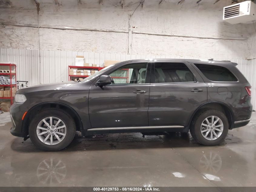 2021 Dodge Durango Sxt Awd VIN: 1C4RDJAG3MC602263 Lot: 40129753