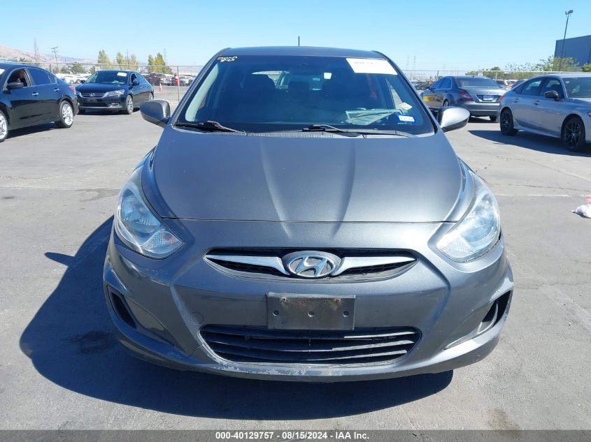 2012 Hyundai Accent Gs VIN: KMHCT5AE4CU007554 Lot: 40129757