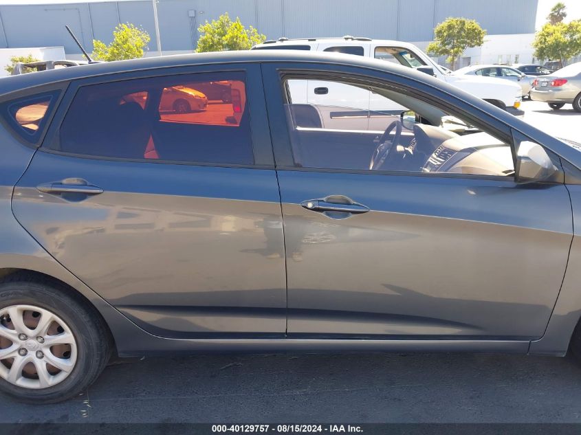 2012 Hyundai Accent Gs VIN: KMHCT5AE4CU007554 Lot: 40129757