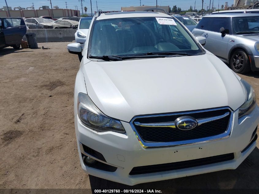 2016 Subaru Impreza 2.0I Sport Limited VIN: JF1GPAY6XG8264594 Lot: 40129760