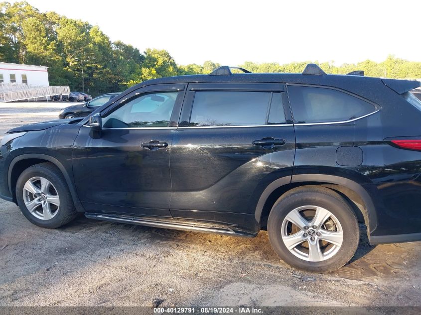 2021 Toyota Highlander L VIN: 5TDCZRAH5MS077719 Lot: 40129791