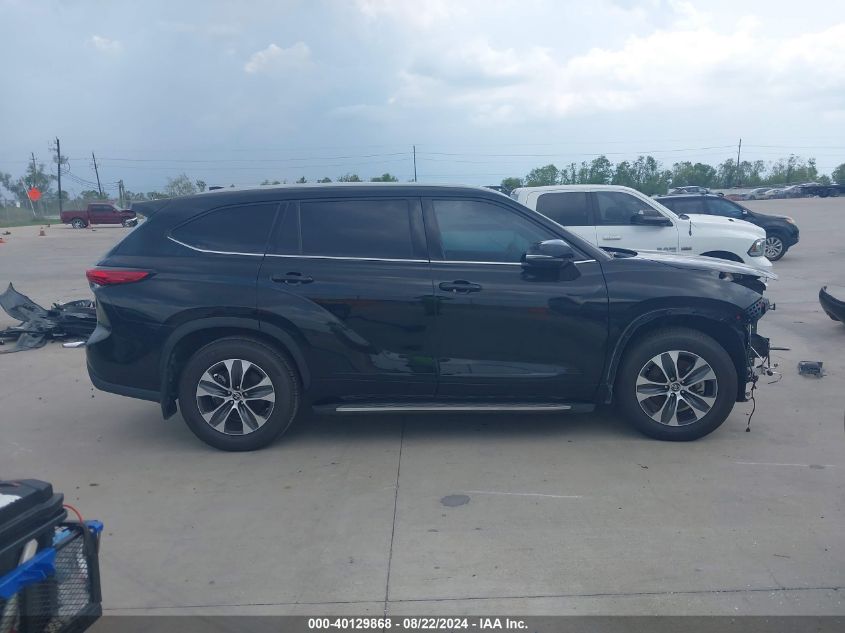 2022 Toyota Highlander Xle VIN: 5TDGZRAH7NS142797 Lot: 40129868