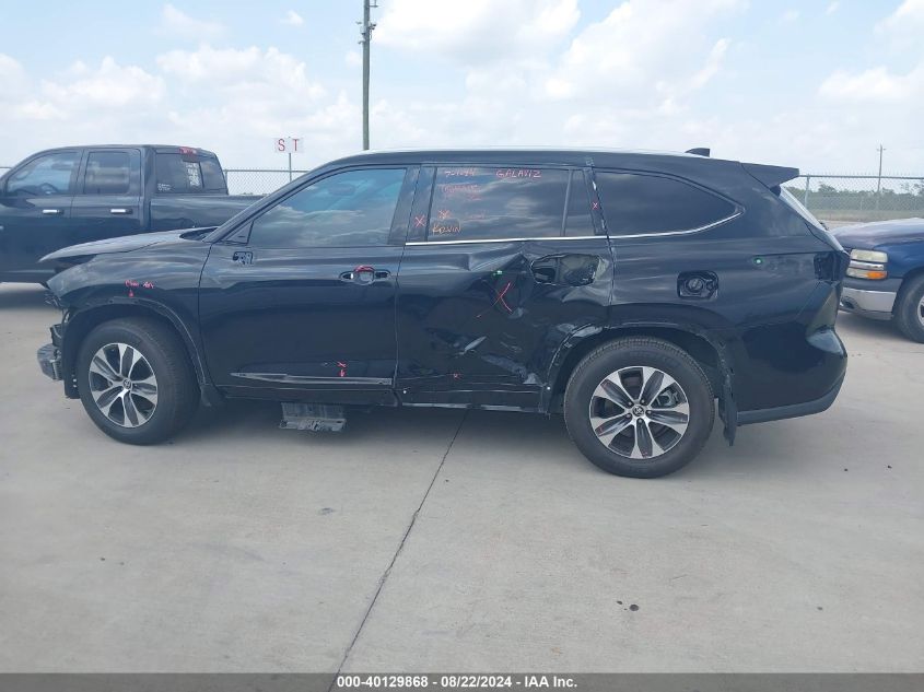 2022 Toyota Highlander Xle VIN: 5TDGZRAH7NS142797 Lot: 40129868