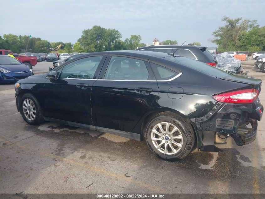 2016 FORD FUSION S - 3FA6P0G79GR226756