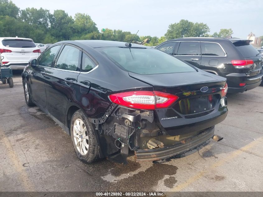 2016 FORD FUSION S - 3FA6P0G79GR226756