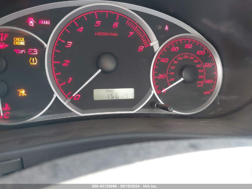 2008 Subaru Impreza Wrx VIN: JF1GE75648G513539 Lot: 40129896