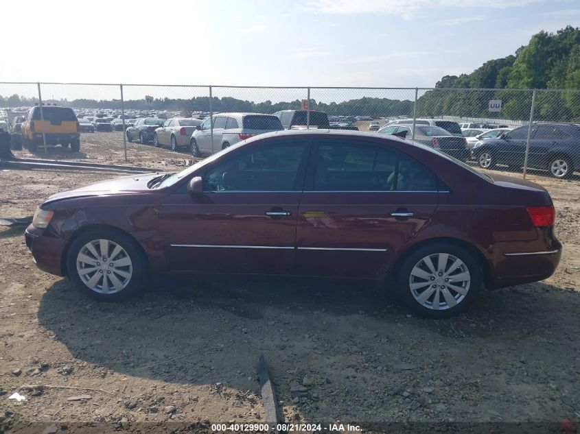 2009 Hyundai Sonata Limited V6 VIN: 5NPEU46F99H416027 Lot: 40129900