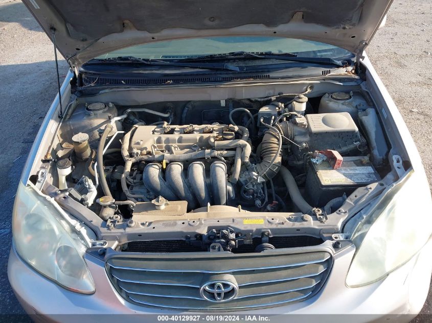 2003 Toyota Corolla Le VIN: 1NXBR32E03Z184180 Lot: 40129927