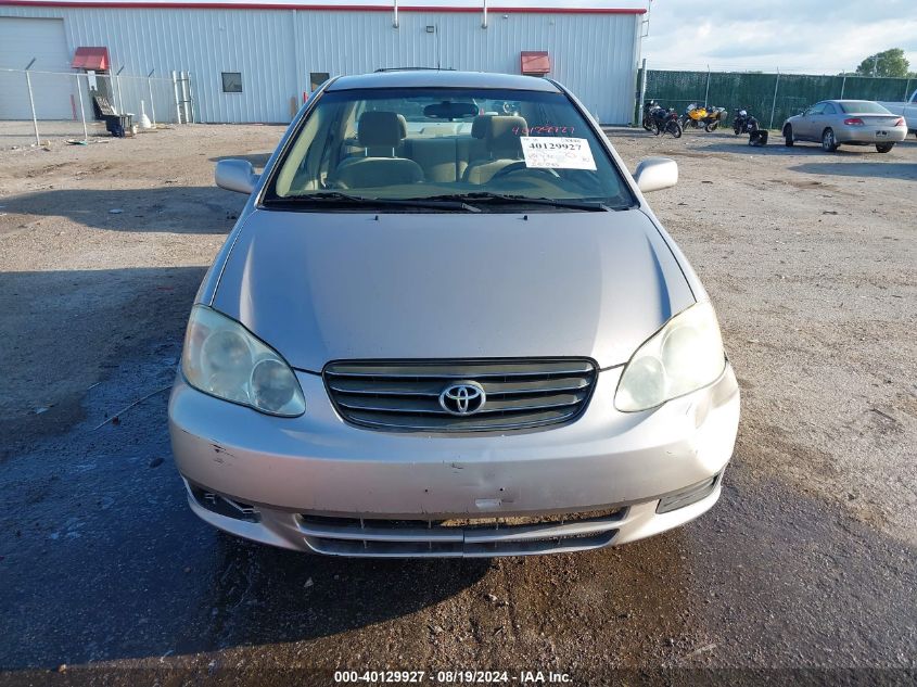 2003 Toyota Corolla Le VIN: 1NXBR32E03Z184180 Lot: 40129927
