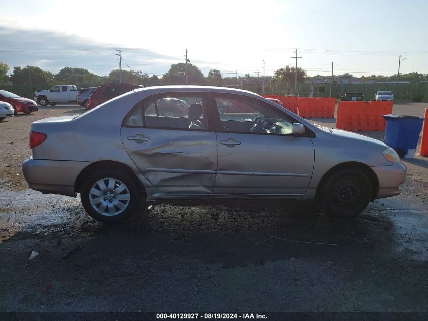 2003 Toyota Corolla Le VIN: 1NXBR32E03Z184180 Lot: 40129927