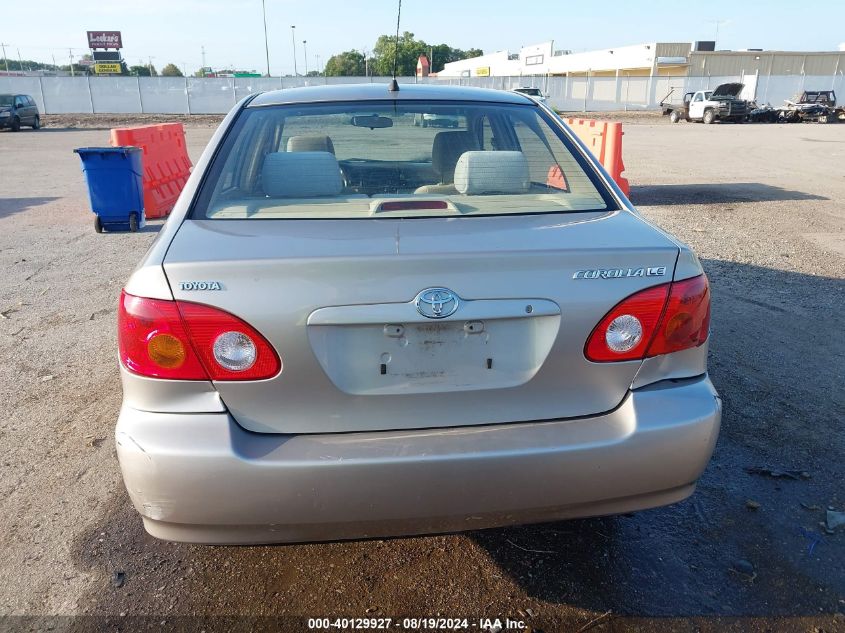 2003 Toyota Corolla Le VIN: 1NXBR32E03Z184180 Lot: 40129927