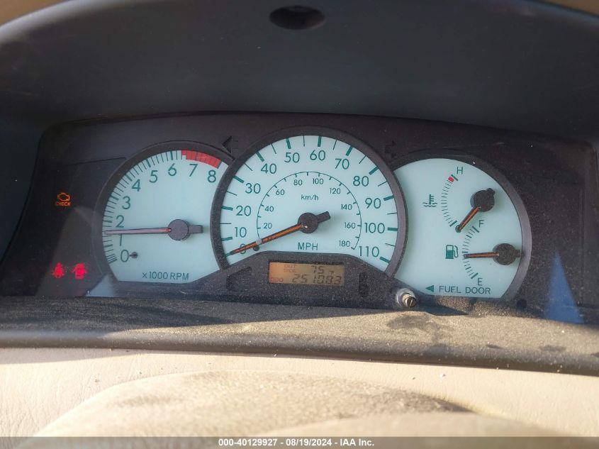 2003 Toyota Corolla Le VIN: 1NXBR32E03Z184180 Lot: 40129927