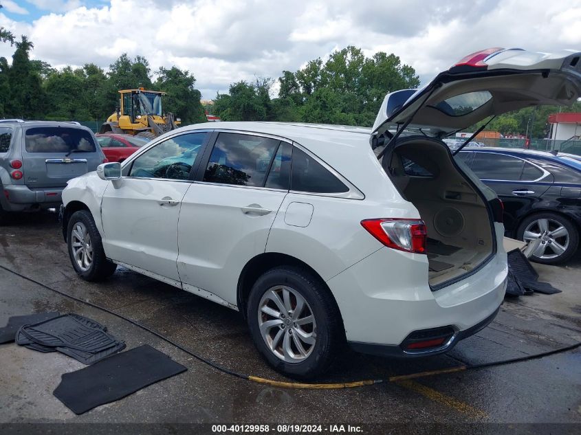 2018 Acura Rdx Acurawatch Plus Package VIN: 5J8TB4H34JL024493 Lot: 40129958