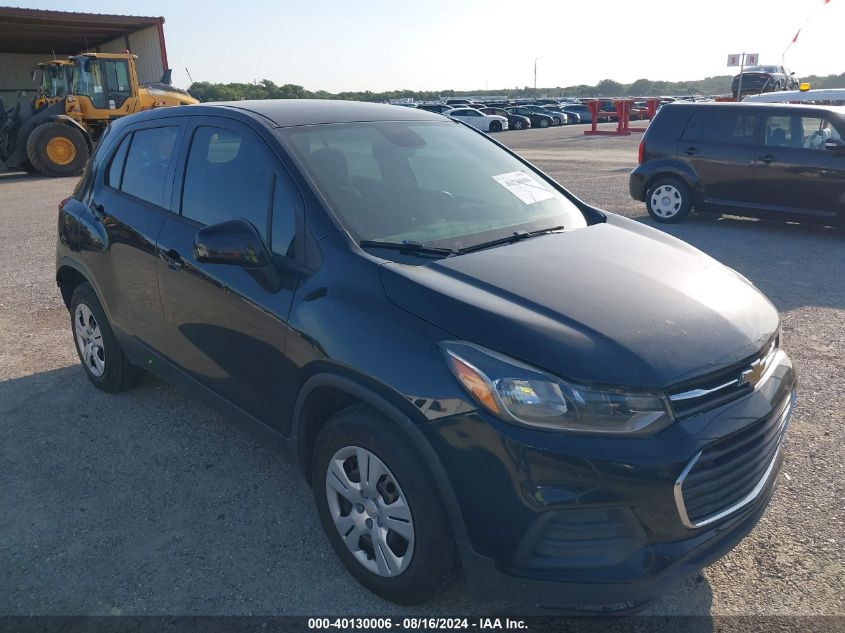 2017 Chevrolet Trax Ls VIN: 3GNCJKSB6HL214405 Lot: 40130006