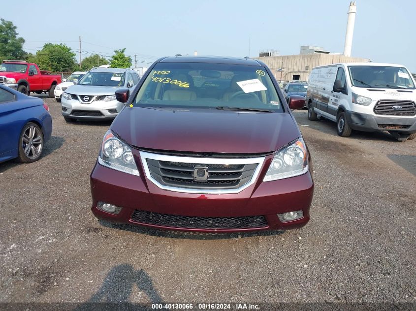 2010 Honda Odyssey Touring VIN: 5FNRL3H99AB034072 Lot: 40130066