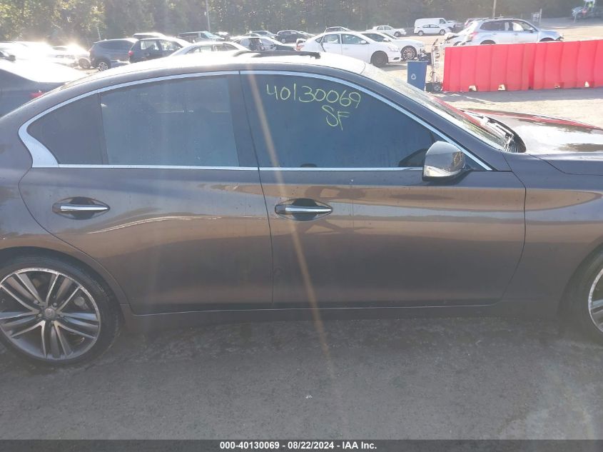 2015 Infiniti Q50 Sport VIN: JN1BV7AR6FM398335 Lot: 40130069