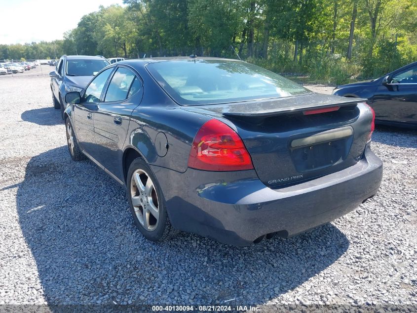 2008 Pontiac Grand Prix Gxp VIN: 2G2WC55C281175856 Lot: 40130094