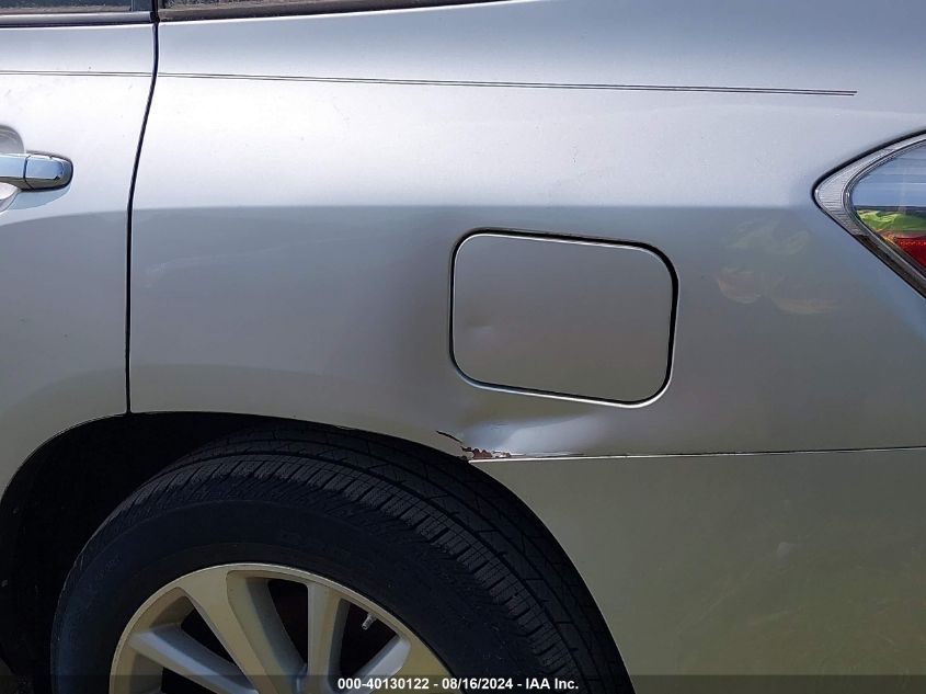 2008 Toyota Highlander Hybrid Limited VIN: JTEEW44A382021368 Lot: 40130122