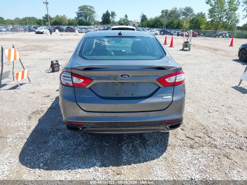 2014 Ford Fusion Titanium VIN: 3FA6P0K95ER217834 Lot: 40130123