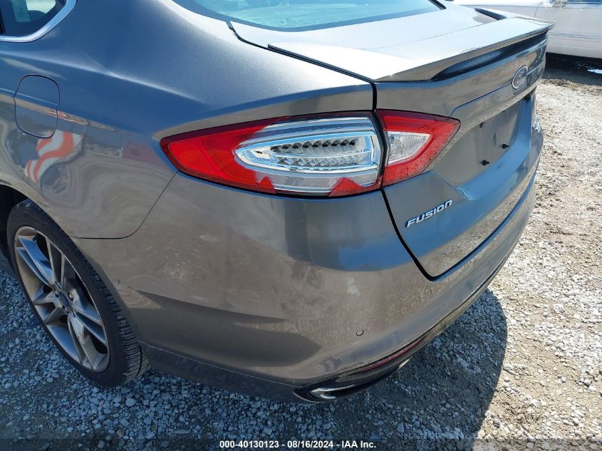 2014 Ford Fusion Titanium VIN: 3FA6P0K95ER217834 Lot: 40130123