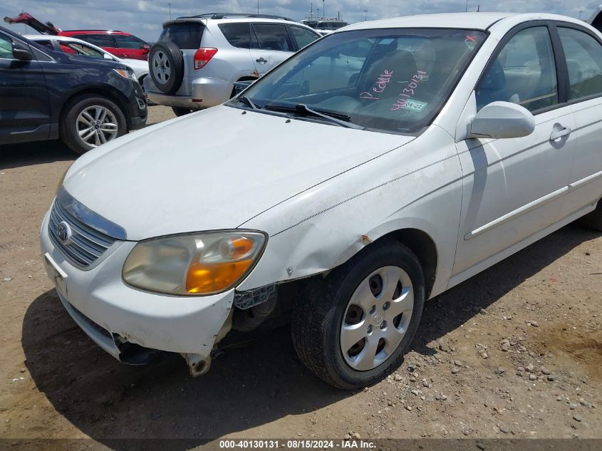 2007 Kia Spectra Ex VIN: KNAFE121575436103 Lot: 40130131