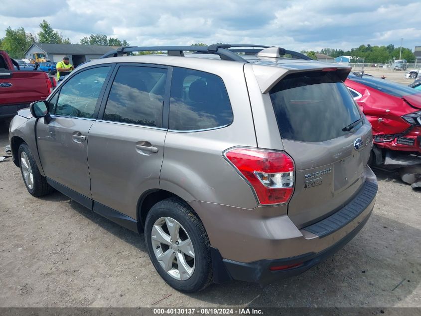 2016 Subaru Forester 2.5I Limited VIN: JF2SJAHC0GH466342 Lot: 40130137