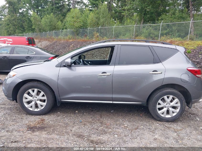 2013 Nissan Murano Sl VIN: JN8AZ1MW1DW319123 Lot: 40130169