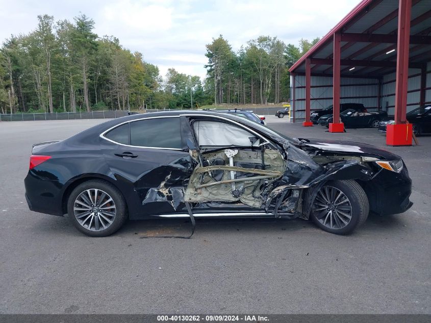 2018 Acura Tlx Advance Pkg VIN: 19UUB2F76JA008547 Lot: 40130262